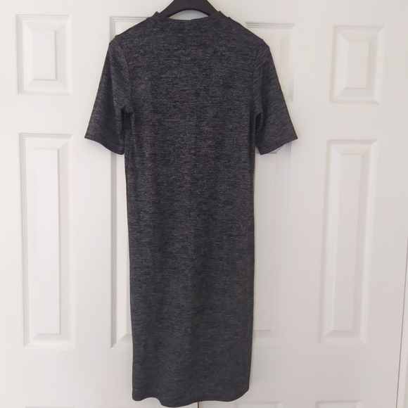 Forever 21 Grey Space Dye Midi Casual Dress - Picture 4 of 6